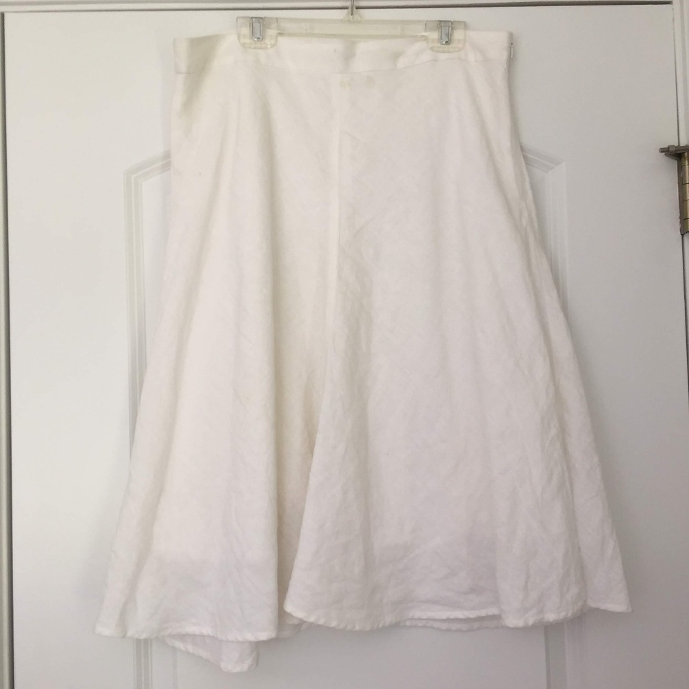 Linen A-Line Skirt